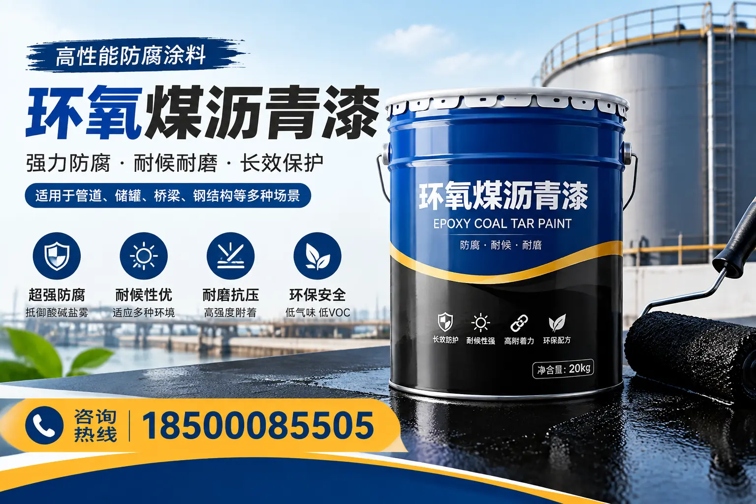 环氧煤沥青漆的施工步骤详解，大连装修必备知识